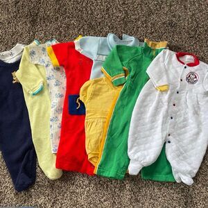 Vintage 3-12 months baby toddler boy clothing bundle